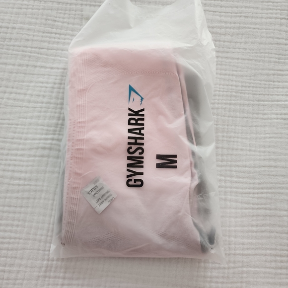 Gymshark Pink and Gray Ombre Leggings NEW LIGHT GREY CHALK PINK - Picture 6 of 9